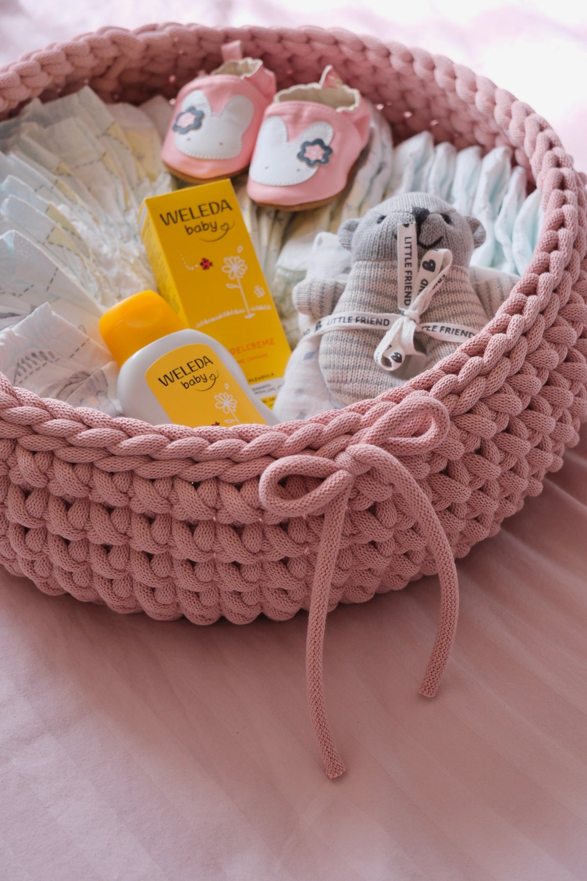 Crochet Basket - Babygift