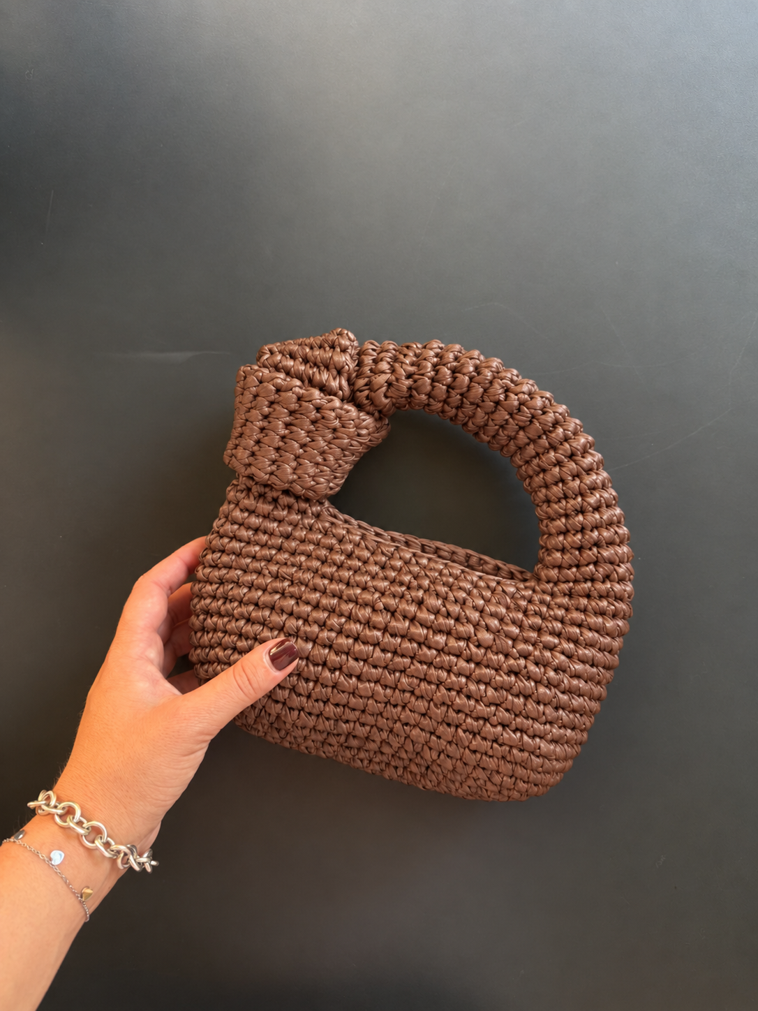 Mila Knot Bag Leder – Mini